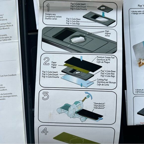 Stampin’Up Card Base Pop’N Cut Die plus 3 extra Pop’N Cute inserts - Picture 9 of 13